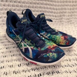 ASICS GEL-Fit Sana Cross-Training Colorful Kaleidoscope Print Athletic Shoe